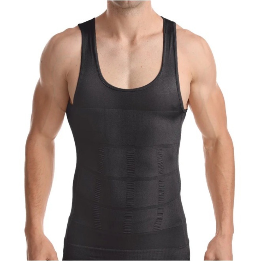 The Natural Posture Men's Black Compression Undershirts Tank Top Size XXL NWT